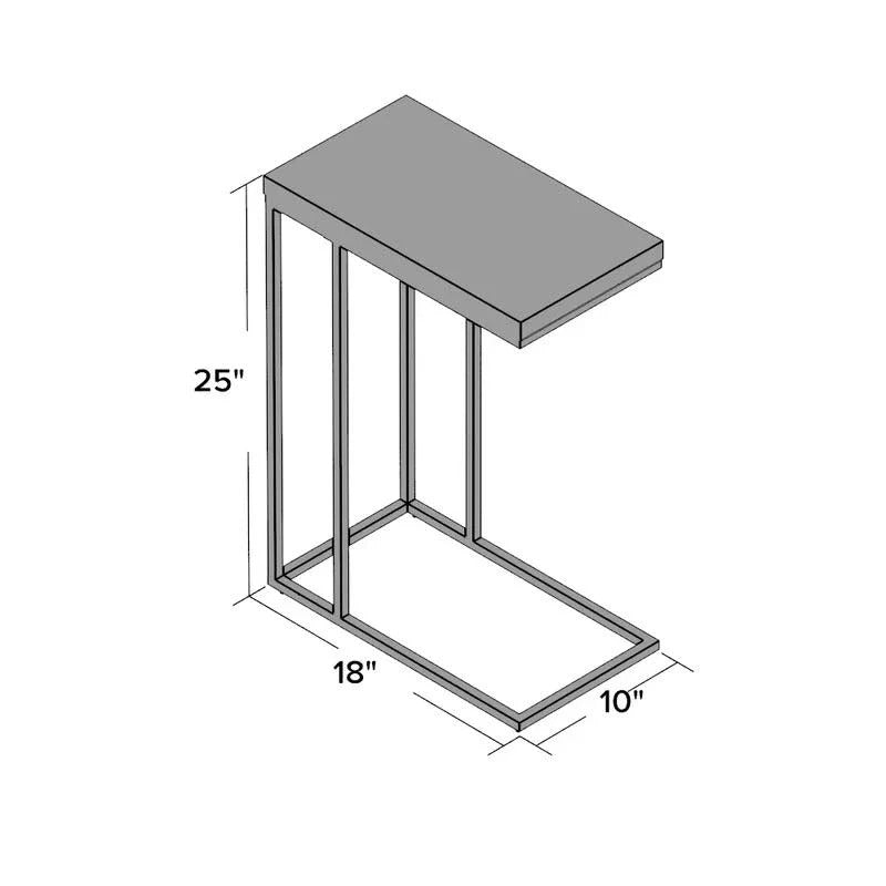 Juni Genre Stainless Steel Living Lounge Side Coffee Table